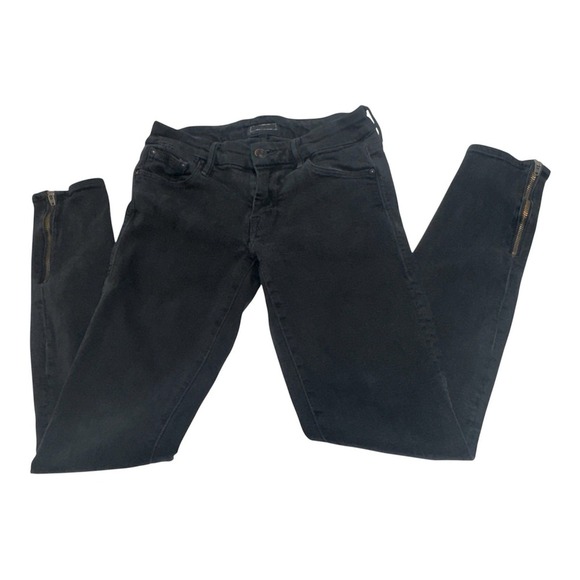 MOTHER Denim - Mother Jeans Womens Size 26 Black Ankle Zip‎